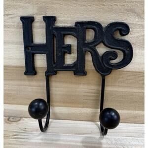 HERS Cast Iron Wall Clothes Hook